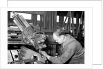 Eddystone, Pennsylvania - Railroad parts. Tool-builder bushing for an engine lathe spindle, March 1937 by Lewis Hine