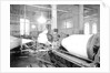 Paterson, New Jersey - Textiles. Jackson Winding and Warping Company - Picture of a high speed warper, June 1937 by Lewis Hine