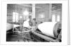 Paterson, New Jersey - Textiles. Jackson Winding and Warping Company - Picture of a high speed warper, June 1937 by Lewis Hine