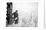 Photograph of a Workman on the Framework of the Empire State Building, 1936 by Lewis Hine