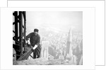 Photograph of a Workman on the Framework of the Empire State Building, 1936 by Lewis Hine
