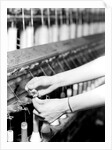 High Point, North Carolina - Textiles. Pickett Yarn Mill. Spinning by Lewis Hine