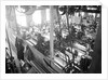 Paterson, New Jersey - Textiles. Idle quilling machines and looms in a cockroach shop, March 1937 by Lewis Hine