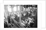 Paterson, New Jersey - Textiles. Idle quilling machines and looms in a cockroach shop, March 1937 by Lewis Hine