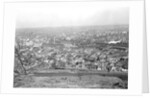 Paterson, New Jersey - Textiles. Birds-eye-view of Paterson from Garrett Mt. Park, March 1937 by Lewis Hine