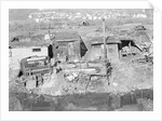 Paterson, New Jersey - Textiles. Bachelor shacks in outskirts of Paterson, on Molly Jan Brook by Lewis Hine