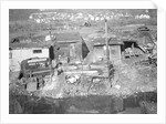 Paterson, New Jersey - Textiles. Bachelor shacks in outskirts of Paterson, on Molly Jan Brook by Lewis Hine