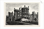 Belvoir Castle from the North-west, showing the Grand Entrance by Anonymous