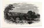 The Hall and Bridge from the Park, Kedleston Hall by Anonymous