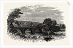 The Hall and Bridge from the Park, Kedleston Hall by Anonymous