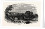 The Hall and Bridge from the Park, Kedleston Hall by Anonymous