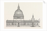 Sir Christopher Wren's first Design St. Paul's by Anonymous