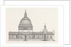 Sir Christopher Wren's first Design St. Paul's by Anonymous