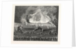 Burning Great Storehouse, London by Anonymous