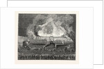 Burning Great Storehouse, London by Anonymous