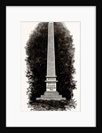 Tile Obelisk To Pope's Mother by Anonymous
