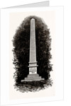 Tile Obelisk To Pope's Mother by Anonymous