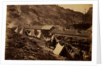 The old Genoese Castle at Balaklava, from above the castle pier, Crimean War by Roger Fenton