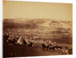 Cavalry camp near Balaklava, Crimean War by Roger Fenton