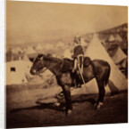 Major Burton, 5th Dragoon Guards, Crimean War by Roger Fenton