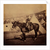 Major Burton, 5th Dragoon Guards, Crimean War by Roger Fenton