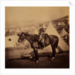 Major Burton, 5th Dragoon Guards, Crimean War by Roger Fenton