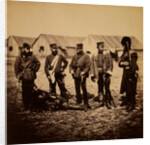 Lieutenant Colonel Munro & officers of the 39th Regiment, Crimean War by Roger Fenton