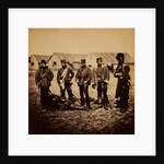 Lieutenant Colonel Munro & officers of the 39th Regiment, Crimean War by Roger Fenton