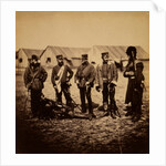 Lieutenant Colonel Munro & officers of the 39th Regiment, Crimean War by Roger Fenton