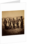 Lieutenant Colonel Munro & officers of the 39th Regiment, Crimean War by Roger Fenton
