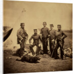 Officers of the 57th Regiment, Crimean War by Roger Fenton
