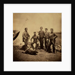 Officers of the 57th Regiment, Crimean War by Roger Fenton