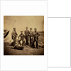 Officers of the 57th Regiment, Crimean War by Roger Fenton