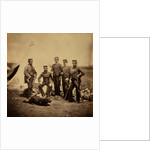 Officers of the 57th Regiment, Crimean War by Roger Fenton