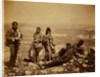 Officers of the 89th Regiment at Cathcart's Hill, in winter dress by Roger Fenton