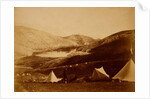 View of Balaklava, from camp of Fusilier Guards, Crimean War by Roger Fenton