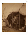 Lieutenant General Sir John Campbell & Captain Hume, his aide-de-camp, the general sitting, Crimean War by Roger Fenton