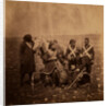 Ismail Pacha & Mr. Thompson of the Commissariat, Crimean War by Roger Fenton