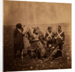 Ismail Pacha & Mr. Thompson of the Commissariat, Crimean War by Roger Fenton