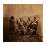 Ismail Pacha & Mr. Thompson of the Commissariat, Crimean War by Roger Fenton