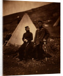 Captain Graham & Captain Macleod, 42nd Regiment, Crimean War by Roger Fenton