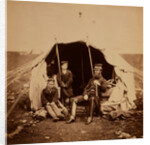 Colonel Brownrigg C.B. & the two Russian boys Alma & Inkermann, Crimean War by Roger Fenton