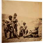 Men of the 77th Regiment in winter costume, Crimean War by Roger Fenton