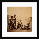 Men of the 77th Regiment in winter costume, Crimean War by Roger Fenton