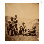 Men of the 77th Regiment in winter costume, Crimean War by Roger Fenton