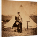 Private in full marching order, Crimean War by Roger Fenton