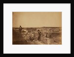 Quiet day in the Mortar Battery, Crimean War by Roger Fenton