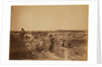 Quiet day in the Mortar Battery, Crimean War by Roger Fenton