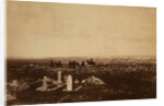 Cemetery on Cathcart's Hill - officers on the look-out, Crimean War by Roger Fenton