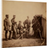 Brigadier McPherson & officers of the 4th Division Captain Higham by Roger Fenton